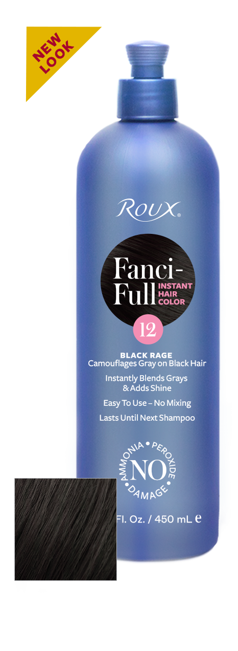 Roux Fancifull Professional Rinse #12 Black Rage 450ml - Beautopia Hair & Beauty