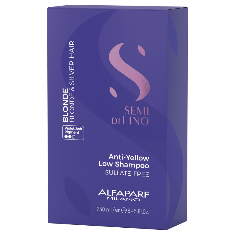 Alfaparf Milano Semi Di Lino Anti-Yellow Low Shampoo 250ml - Salon Style