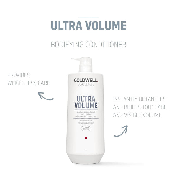 Goldwell DualSenses Ultra Volume Bodifying Conditioner 1 Litre - Salon Style
