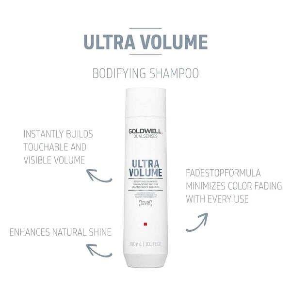 Goldwell DualSenses Ultra Volume Bodifying Shampoo 300ml - Salon Style