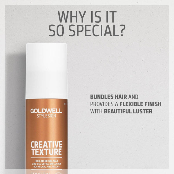 Goldwell StyleSign Creative Texture Crystal Turn 100ml - Salon Style