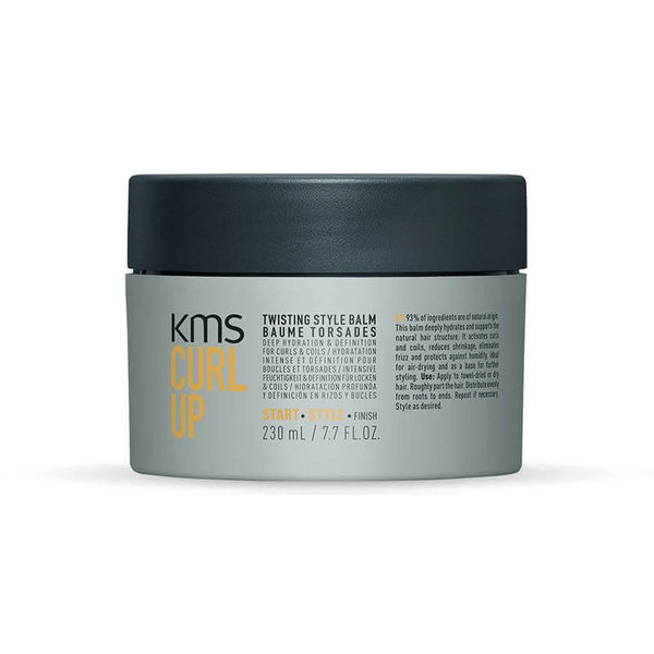 KMS Curl Up Twisting Style Balm 230ml - Salon Style