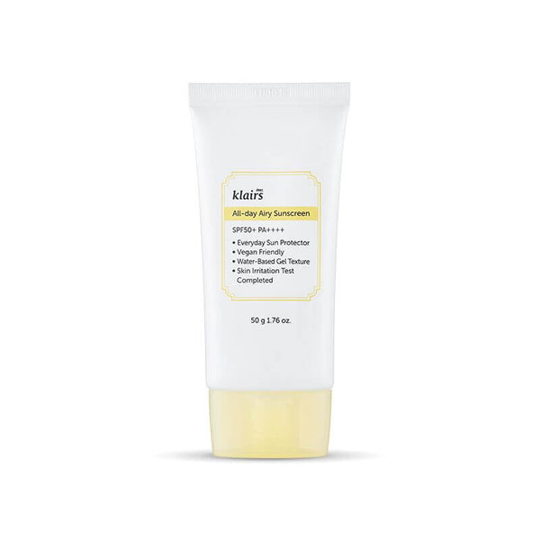Klairs All-day Airy Sunscreen 50ml - Salon Style