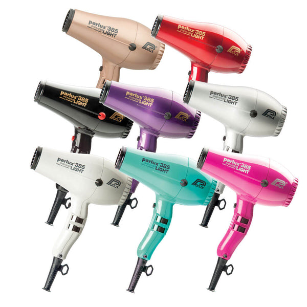 Parlux 385 Power Light Ceramic and Ionic Hair Dryer - Violet - Salon Style