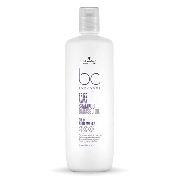 Schwarzkopf BC Clean Performance Frizz Away Shampoo 1 Litre - Salon Style