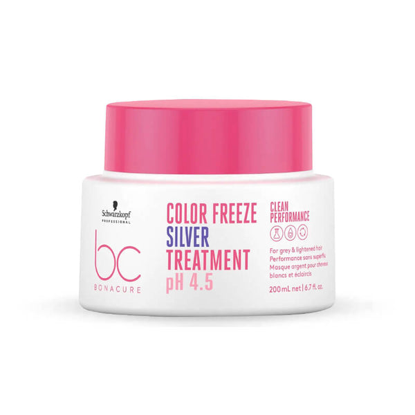 Schwarzkopf BC Clean Performance pH 4.5 Color Freeze Silver Treatment 200ml - Salon Style