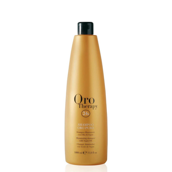 Fanola Orotherapy Gold Illuminating Shampoo Keratin and Argan 1L