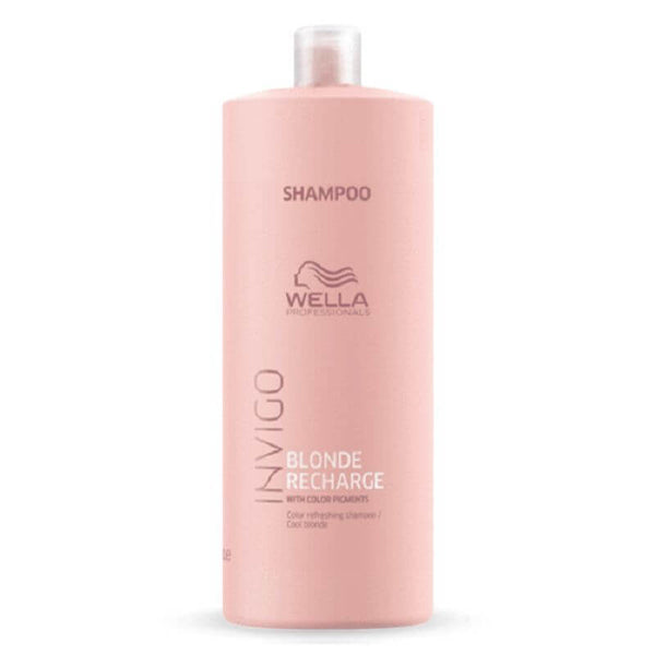 Wella Professionals Invigo Blonde Recharge Shampoo 1 Litre - Salon Style