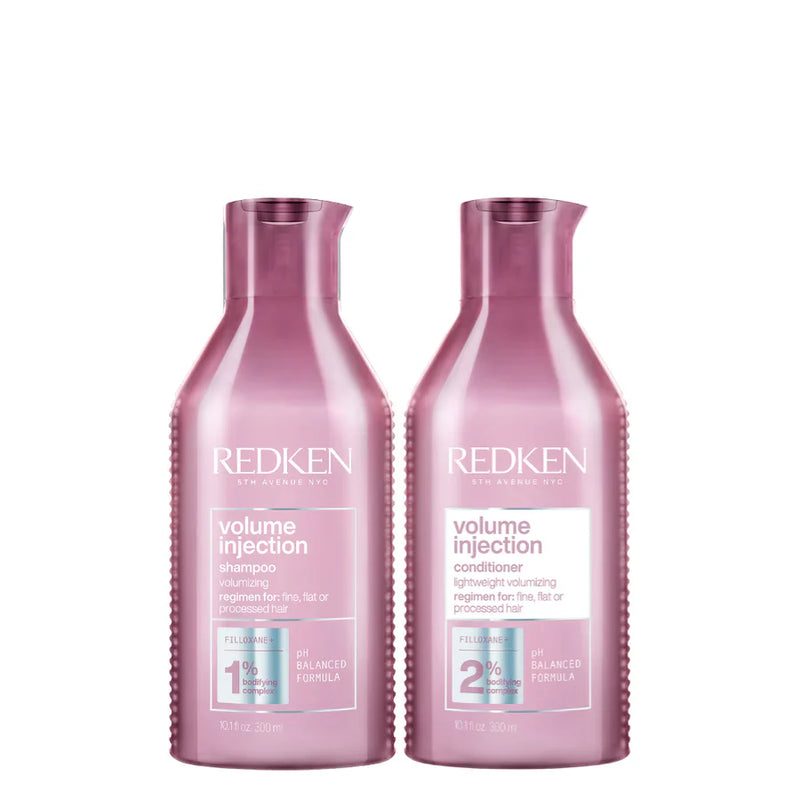 Redken Volume Injection Shampoo & Conditioner 300ml Duo