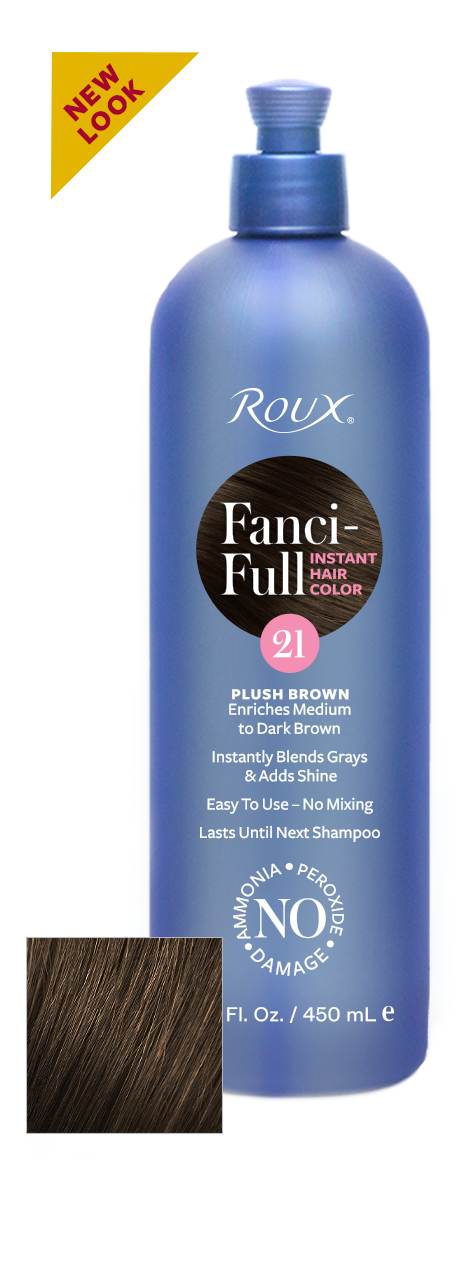 Roux Fancifull Professional Rinse #21 Plush Brown 450ml - Beautopia Hair & Beauty