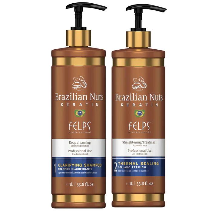 Felps Professional Brazilian Nuts Keratin Thermal Sealing Kit 1L