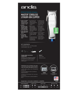 Andis Professional Master Cordless Lithium-ion Clipper - Beautopia Hair & Beauty