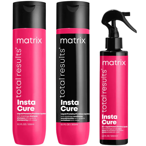 Matrix Total Results Instacure Anti-Breakage Shampoo, Conditioner & Porosity Spray Trio
