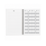 Santorini Appointment Book 4-8 Column 100 pages A4 Natural