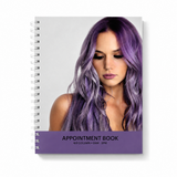 Santorini Appointment Book 4-8 Column 100 pages A4 Purple Model