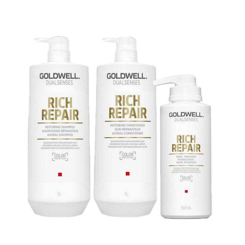 Goldwell Dualsenses Rich Repair Big Bottle Trio