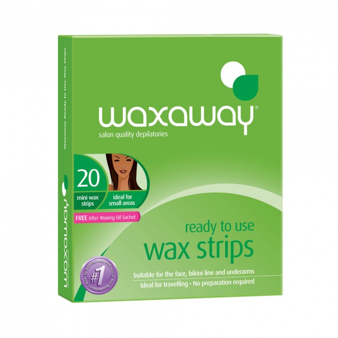 Waxaway Ready to Use Facial Wax Strips 20pk - Beautopia Hair & Beauty