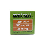 Contrast Professional Foil Roll 12cm x 100m 20 Micron