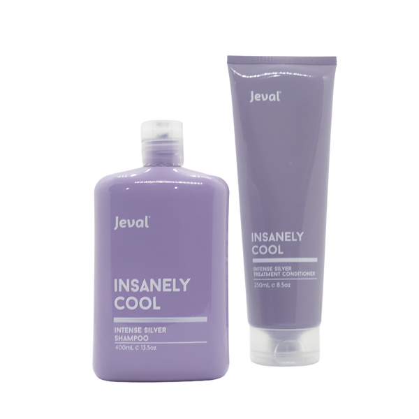 Jeval Insanely Cool Intense Silver Shampoo & Treatment Conditioner - Beautopia Hair & Beauty