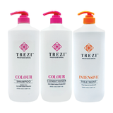 Trezi Colour Shampoo, Conditioner & Intensive Treatment Trio 1 Litre