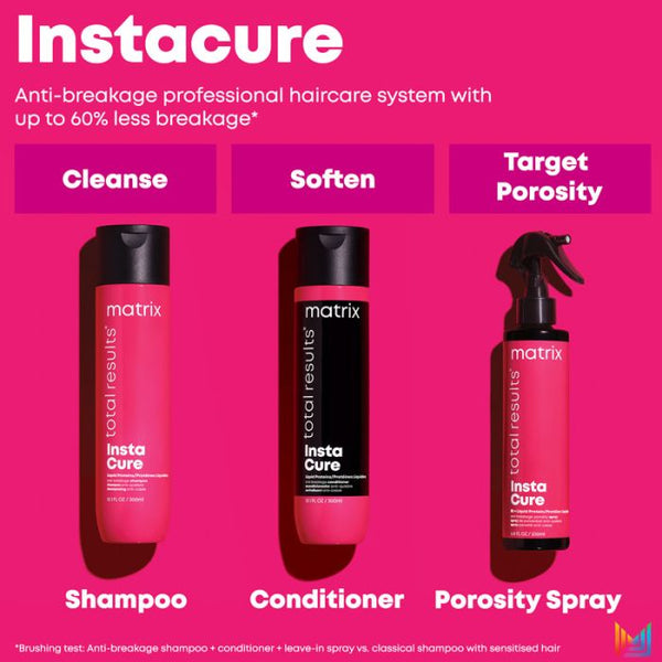 Matrix Total Results Instacure Anti-Breakage Shampoo, Conditioner & Porosity Spray Trio