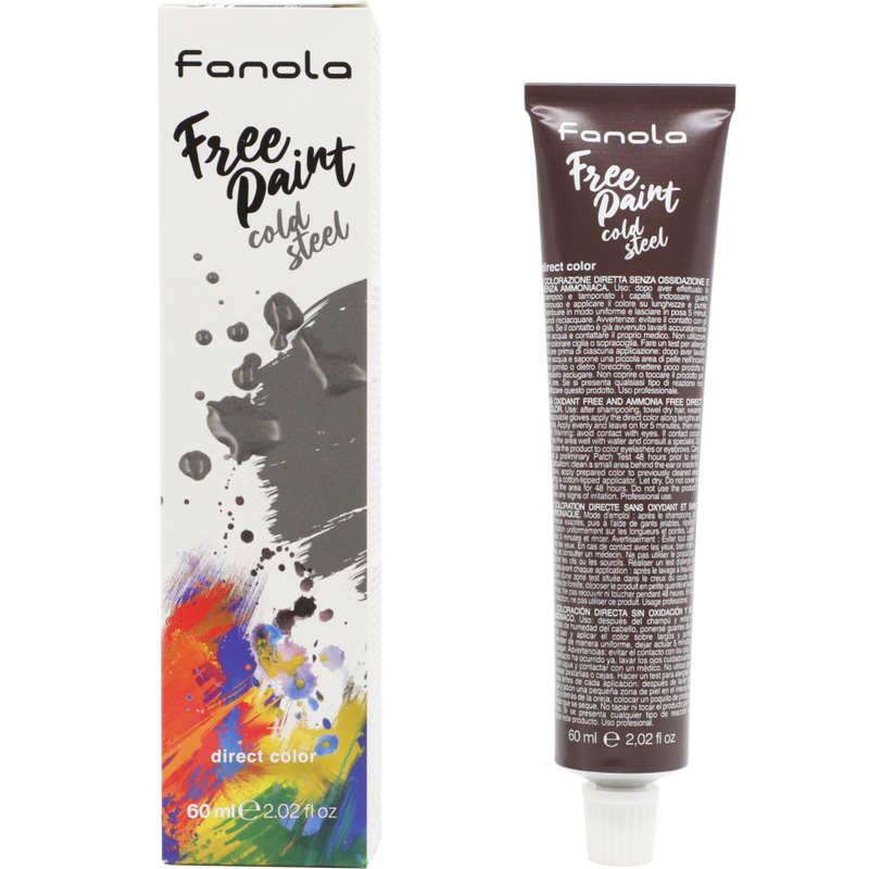 Fanola Free Paint Direct Colour Cold Steel 60ml