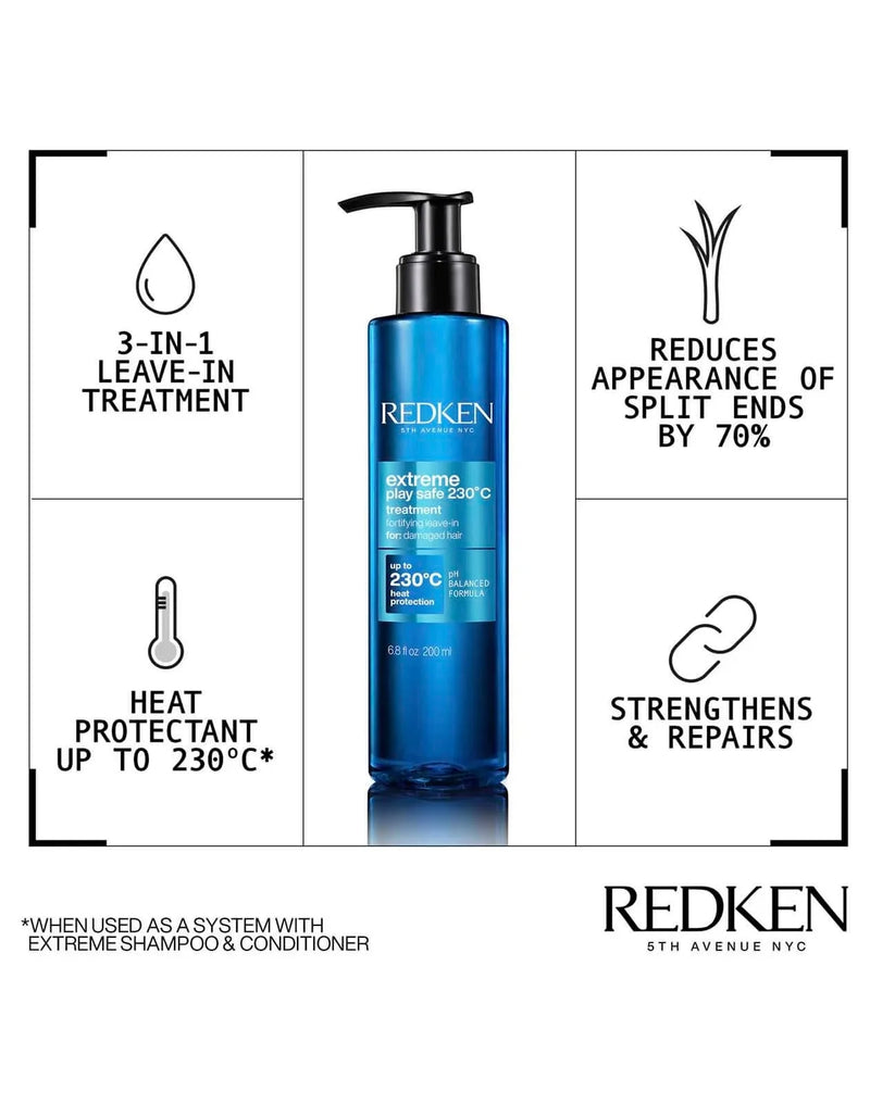 Redken Extreme Play Safe 3-in-1 Leave-In Treatment 200ml