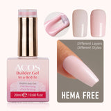 Acos Hema Free Brush-on Builder Gel In A Bottle 014 Baby Pink 20ml