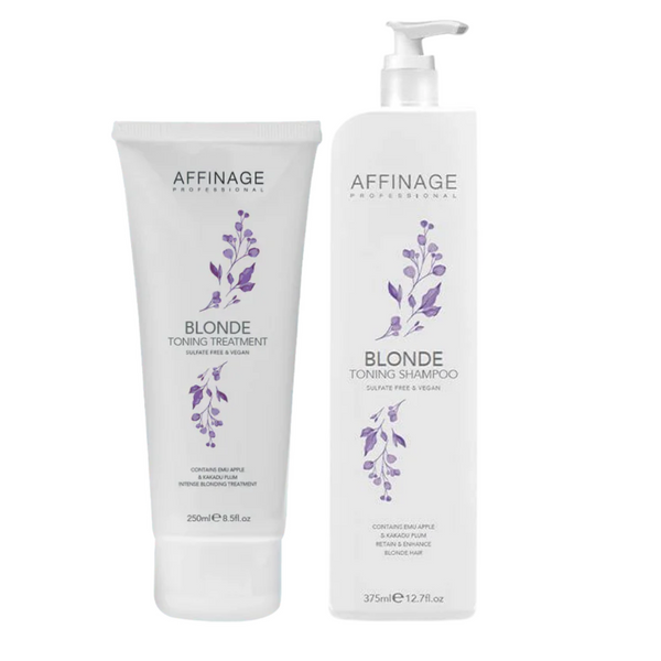 Affinage Blonde Toning Shampoo & Treatment Duo