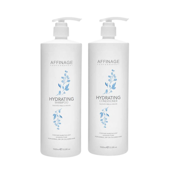 Affinage Hydrating Shampoo & Conditioner 1 Litre Duo