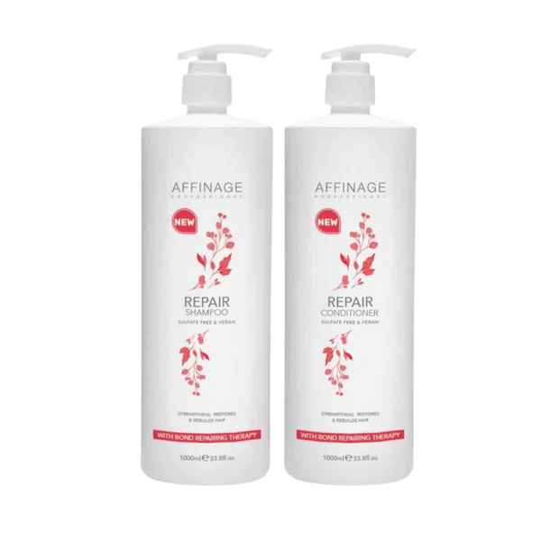 Affinage Repair Shampoo & Conditioner 1 Litre Duo