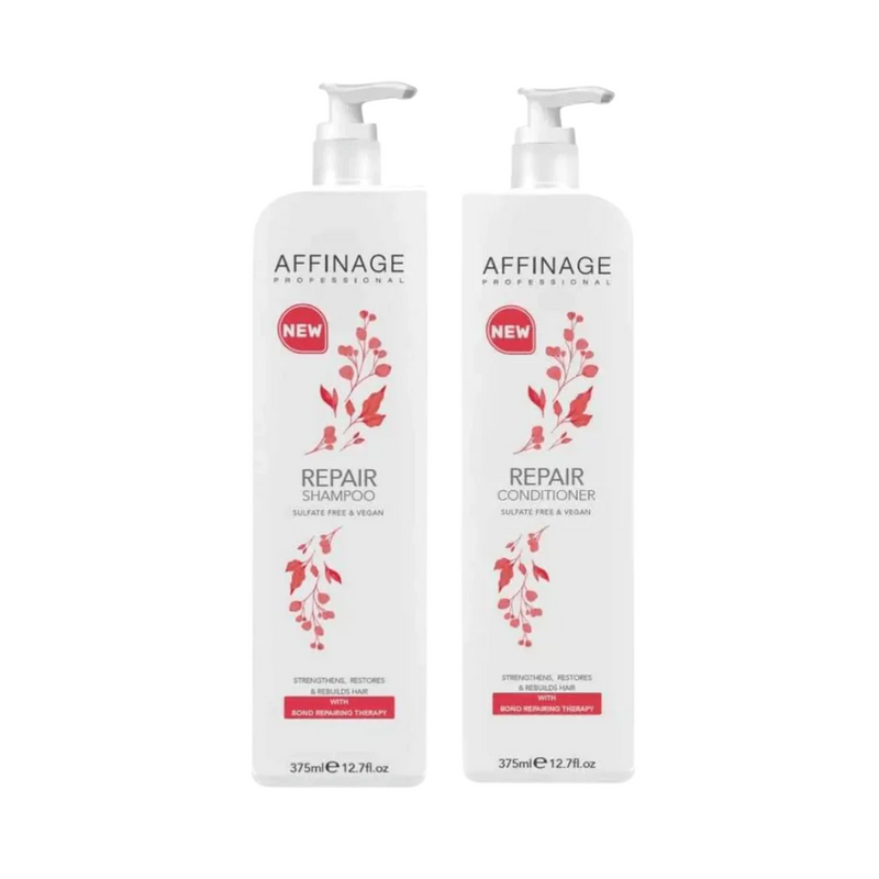 Affinage Repair Shampoo & Conditioner 375ml Duo