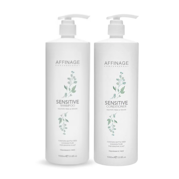 Affinage Sensitive Shampoo & Conditioner 1 Litre Duo