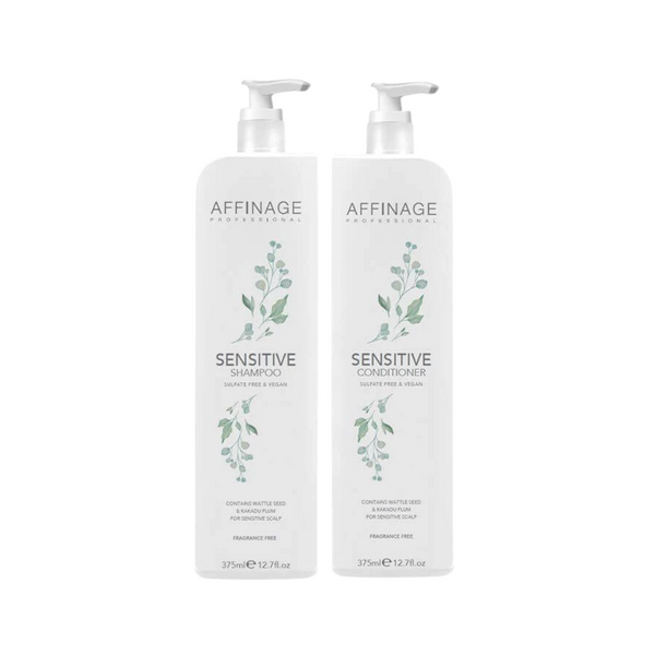 Affinage Sensitive Shampoo & Conditoner 375ml Duo
