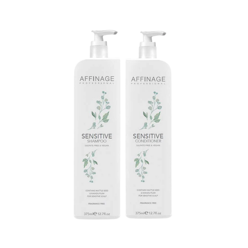 Affinage Sensitive Shampoo & Conditoner 375ml Duo