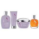 Alfaparf Milano Semi Di Lino Smooth Smoothing Shampoo, Conditioner, Mask, Oil Quad