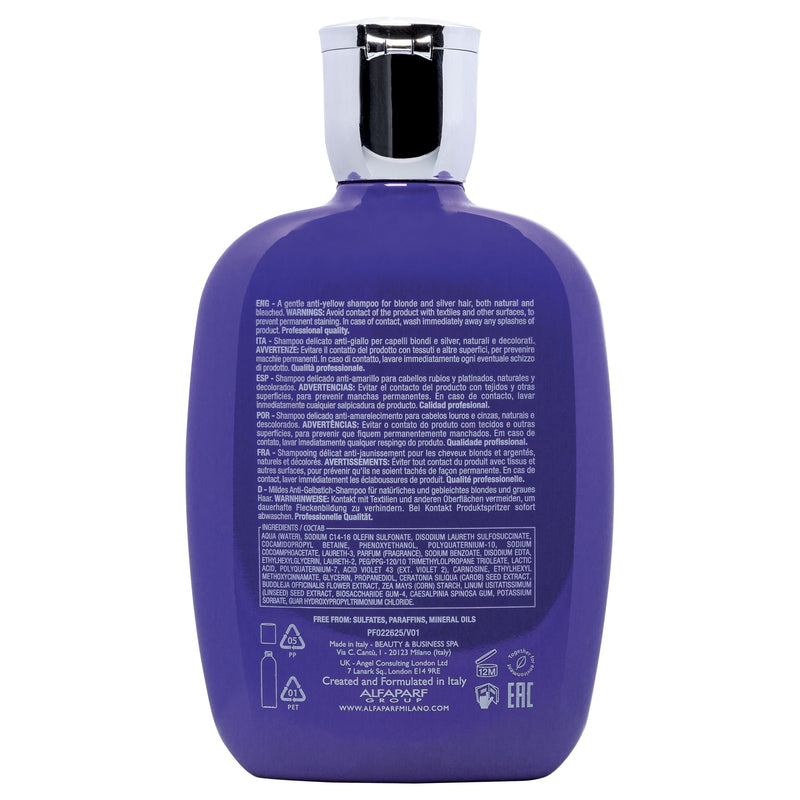 Alfaparf Milano Semi Di Lino Anti-Yellow Low Shampoo 250ml - Salon Style