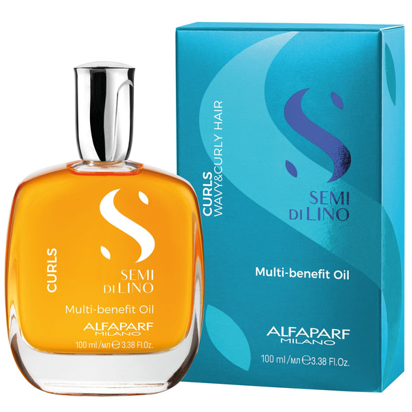 Alfaparf Milano Semi Di Lino Curls Multi-Benefit Oil 100ml - Salon Style