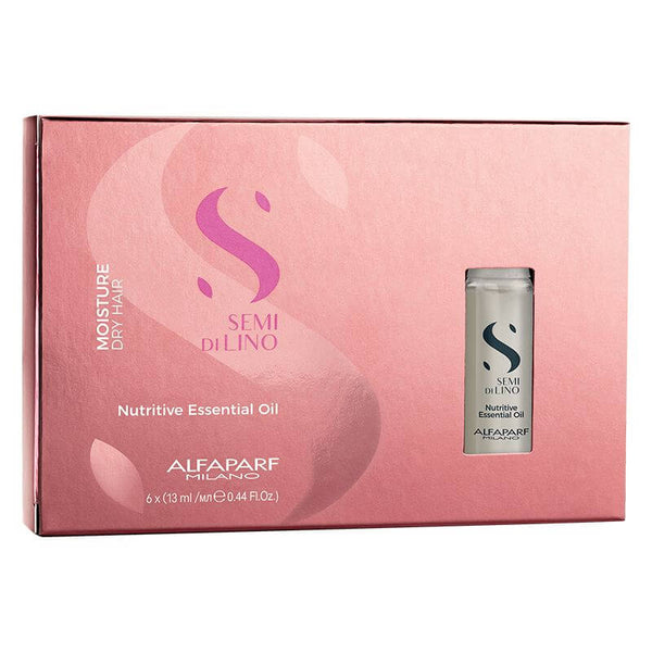 Alfaparf Milano Semi Di Lino Moisture Nutritive Essential Oil 6 x 13ml - Salon Style