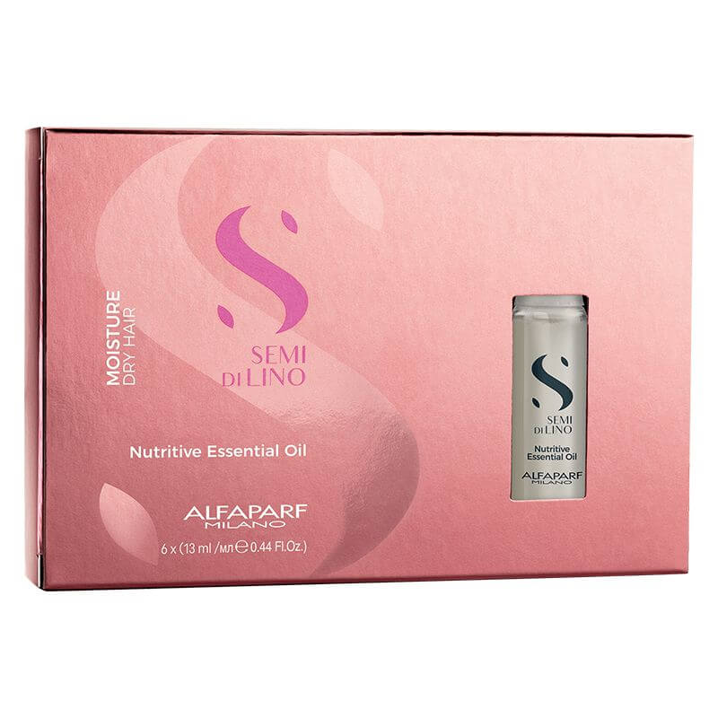 Alfaparf Milano Semi Di Lino Moisture Nutritive Essential Oil 6 x 13ml - Salon Style