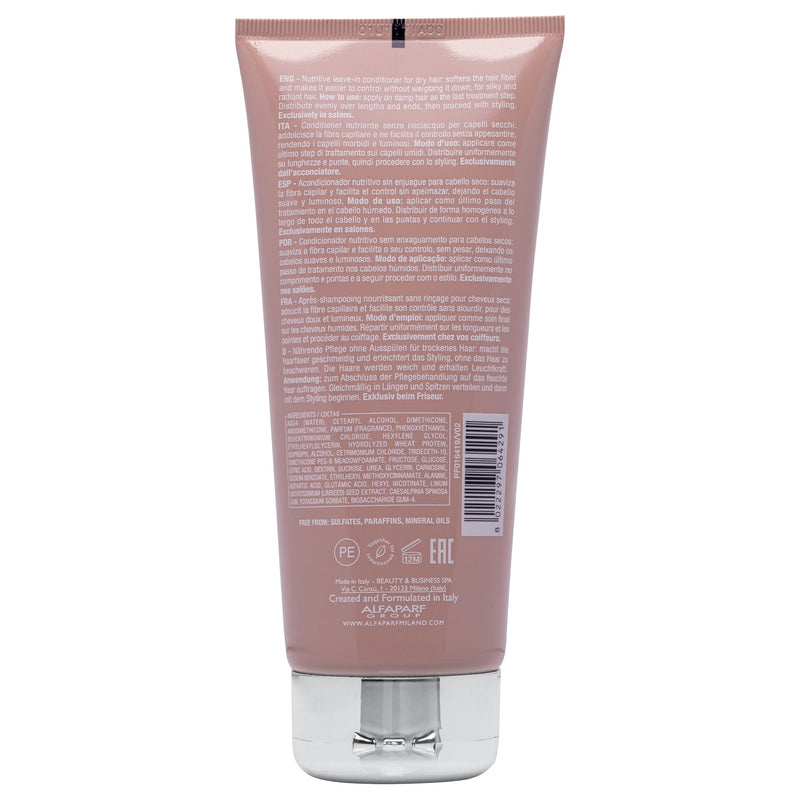 Alfaparf Milano Semi Di Lino Moisture Nutritive Leave-In Conditioner 200ml - Salon Style