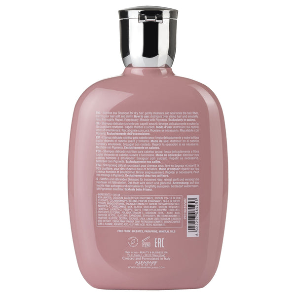 Alfaparf Milano Semi Di Lino Moisture Nutritive Low Shampoo 250ml - Salon Style