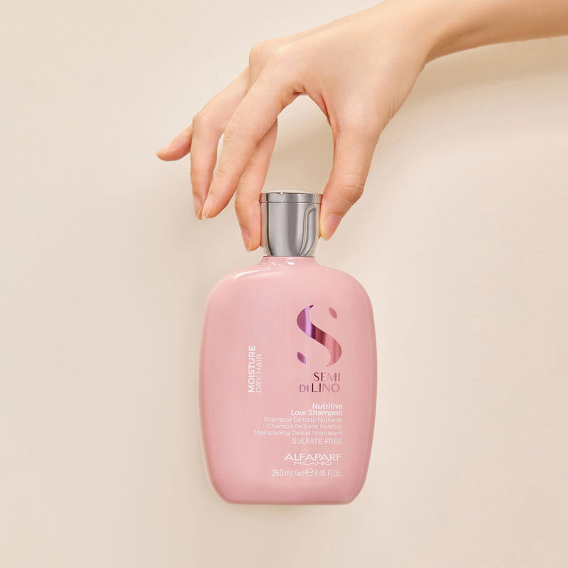 Alfaparf Milano Semi Di Lino Moisture Nutritive Low Shampoo 250ml - Salon Style