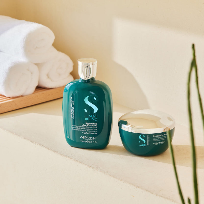 Alfaparf Milano Semi Di Lino Reconstruction Reparative Mask 200ml - Salon Style