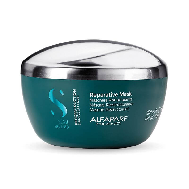 Alfaparf Milano Semi Di Lino Reconstruction Reparative Mask 200ml - Salon Style