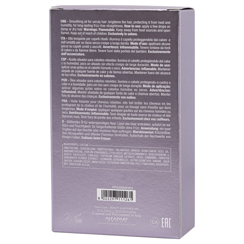 Alfaparf Milano Semi Di Lino Smooth Smoothing Oil 100ml - Salon Style
