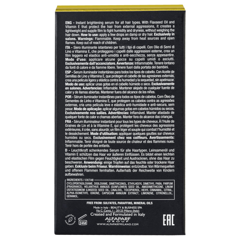 Alfaparf Milano Semi Di Lino Sublime Cristalli Liquidi 50ml - Salon Style