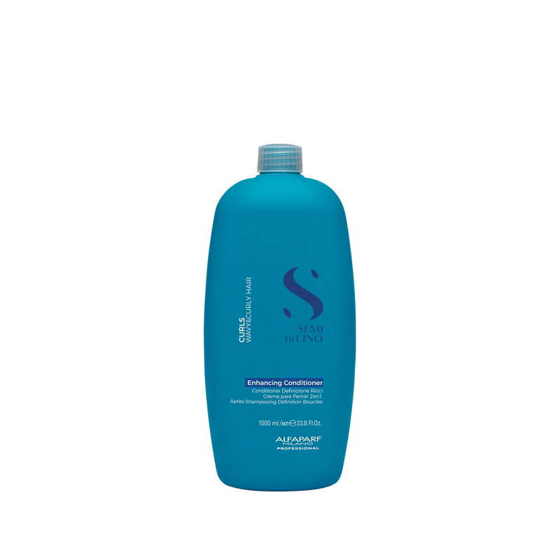 Alfaparf Milano Semi Di Lino Curls Enhancing Low Shampoo & Conditioner 1 Litre Duo