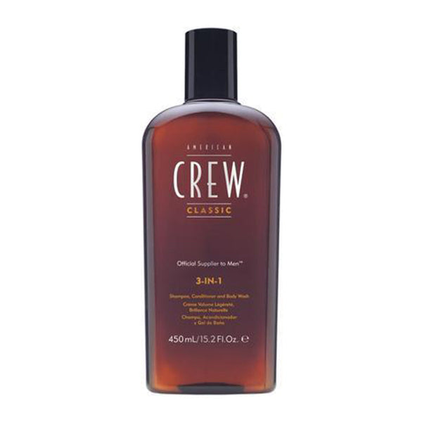 American Crew 3-in-1 Classic Shampoo Conditioner and Body Wash 450ml