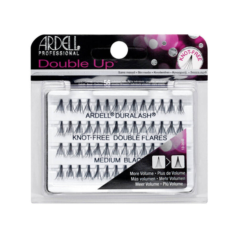 Ardell Double Up Knot-Free Flare Lashes Medium Black